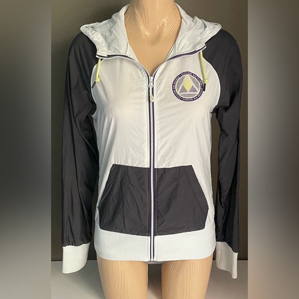 NIKE Womens Vintage Zip Windbreaker Efficiens Non Decorus